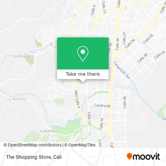 The Shopping Store map