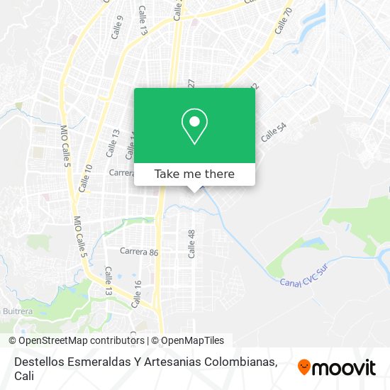 Destellos Esmeraldas Y Artesanias Colombianas map