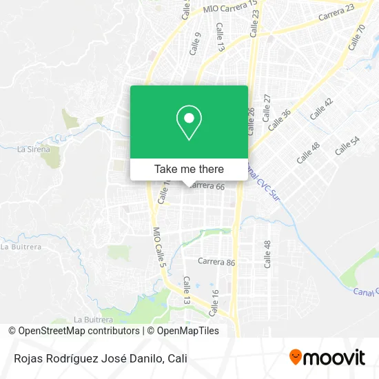 Rojas Rodríguez José Danilo map