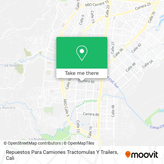 Mapa de Repuestos Para Camiones Tractomulas Y Trailers