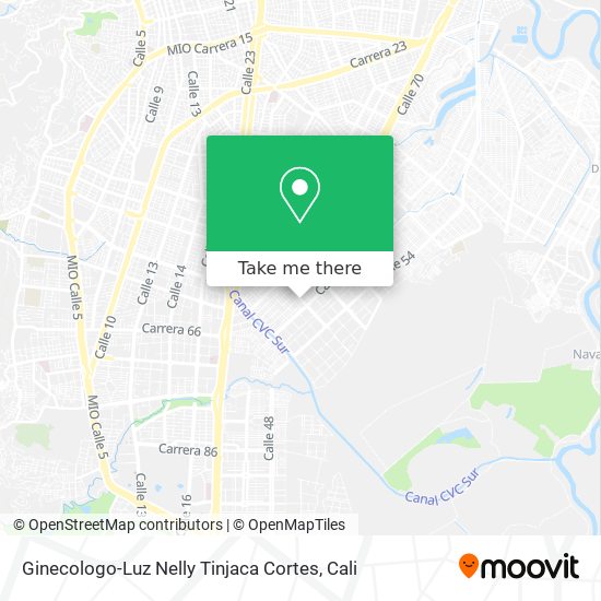 Ginecologo-Luz Nelly Tinjaca Cortes map