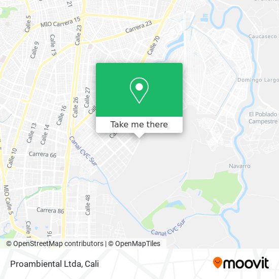 Mapa de Proambiental Ltda