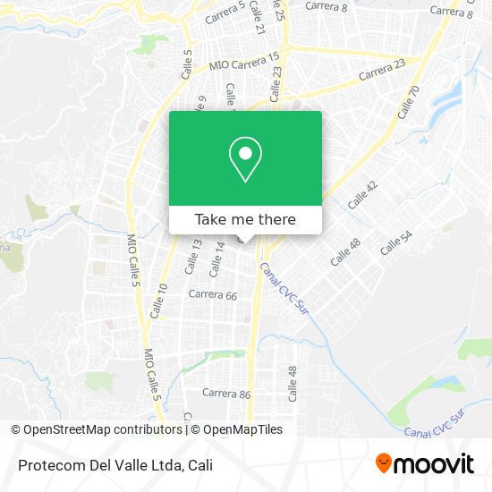 Mapa de Protecom Del Valle Ltda
