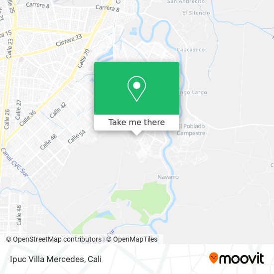 Ipuc Villa Mercedes map