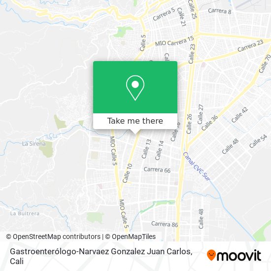 Gastroenterólogo-Narvaez Gonzalez Juan Carlos map