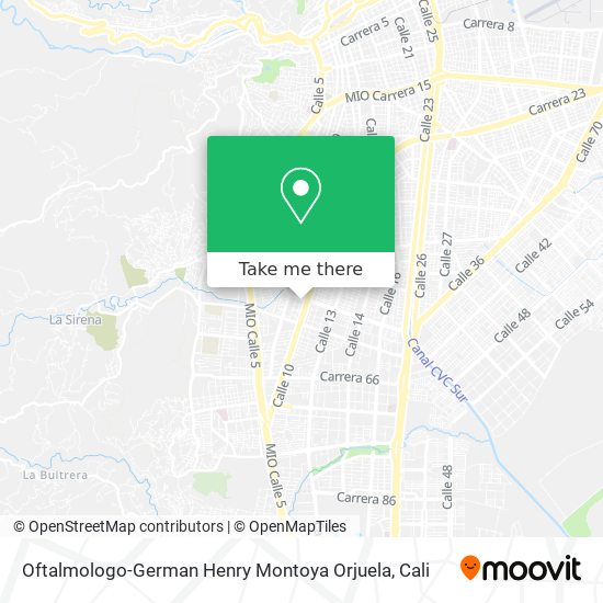 Mapa de Oftalmologo-German Henry Montoya Orjuela