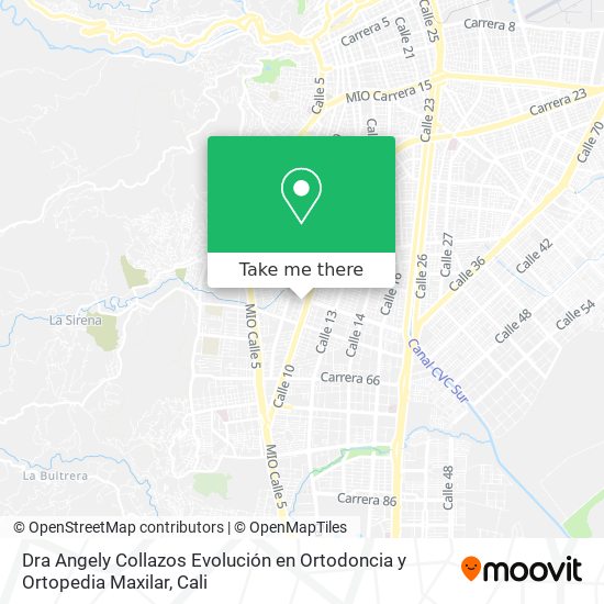 Dra Angely Collazos Evolución en Ortodoncia y Ortopedia Maxilar map