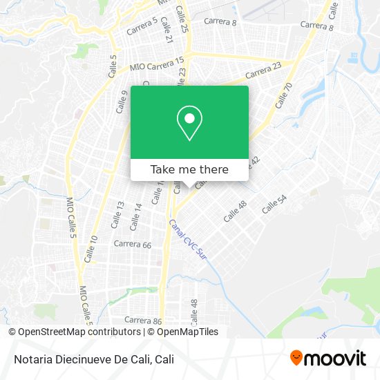 Notaria Diecinueve De Cali map