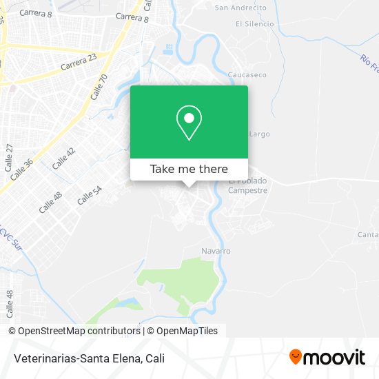 Mapa de Veterinarias-Santa Elena
