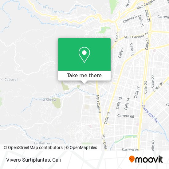 Mapa de Vivero Surtiplantas