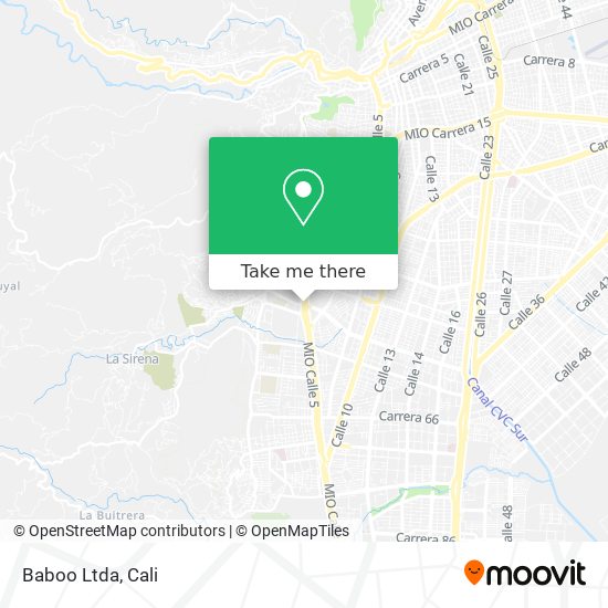 Baboo Ltda map