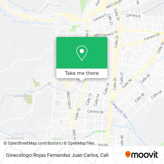 Ginecólogo-Rojas Fernandez Juan Carlos map
