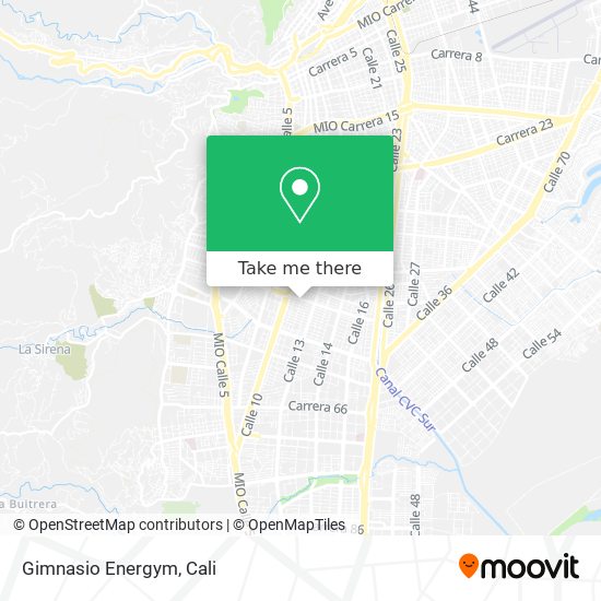 Gimnasio Energym map