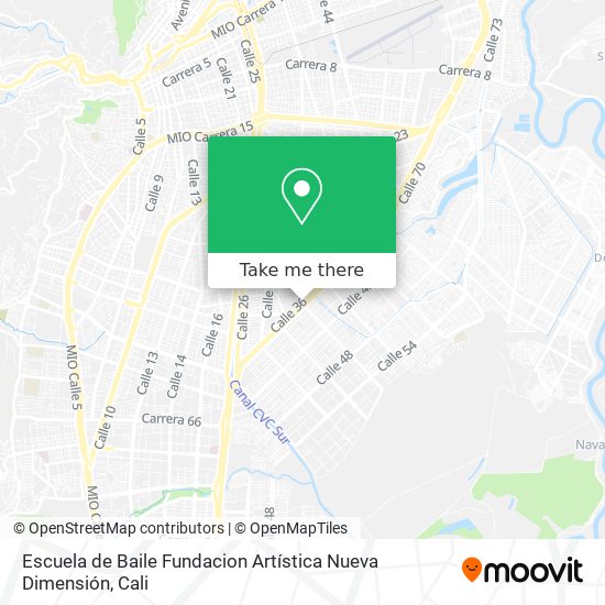 Escuela de Baile Fundacion Artística Nueva Dimensión map