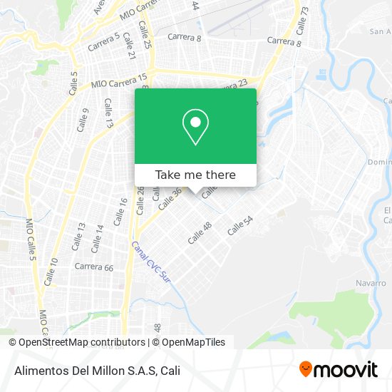 Alimentos Del Millon S.A.S map