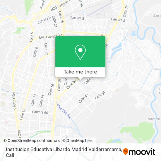 Mapa de Institucion Educativa Libardo Madrid Valderramama