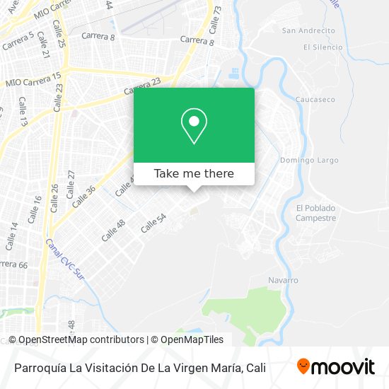 Parroquía La Visitación De La Virgen María map