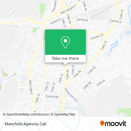 Manchola Agencia map
