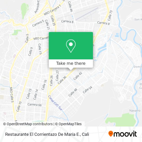 Restaurante El Corrientazo De María E. map