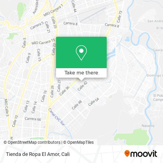 Tienda de Ropa El Amor map