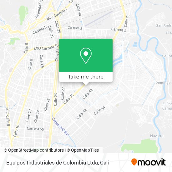 Mapa de Equipos Industriales de Colombia Ltda