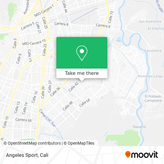 Angeles Sport map