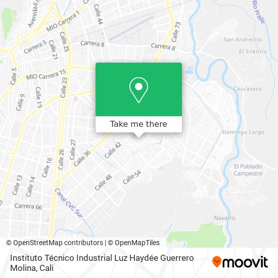 Instituto Técnico Industrial Luz Haydée Guerrero Molina map