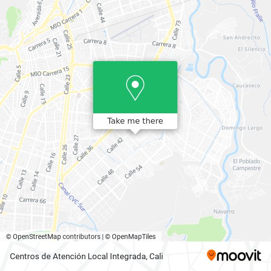 Centros de Atención Local Integrada map