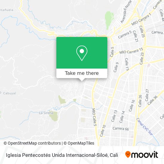 Iglesia Pentecostés Unida Internacional-Siloé map
