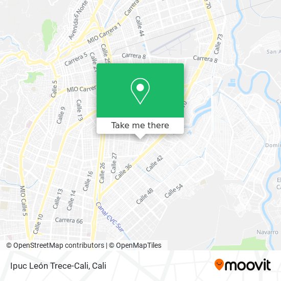 Ipuc León Trece-Cali map
