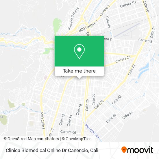 Clinica Biomedical Online Dr Canencio map