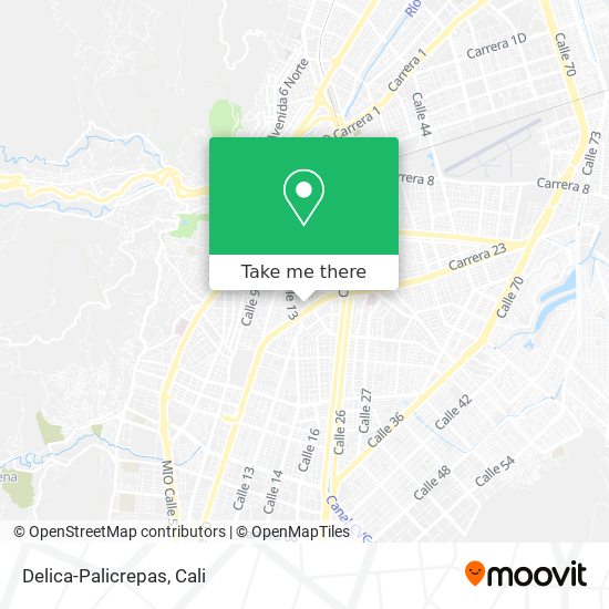 Mapa de Delica-Palicrepas