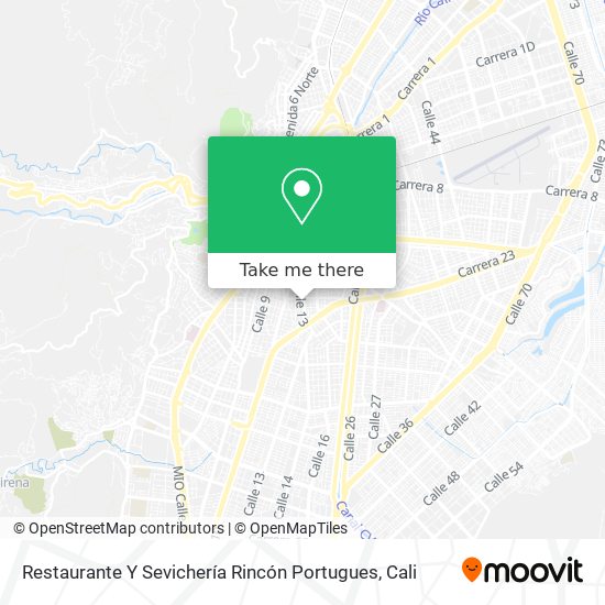 Mapa de Restaurante Y Sevichería Rincón Portugues