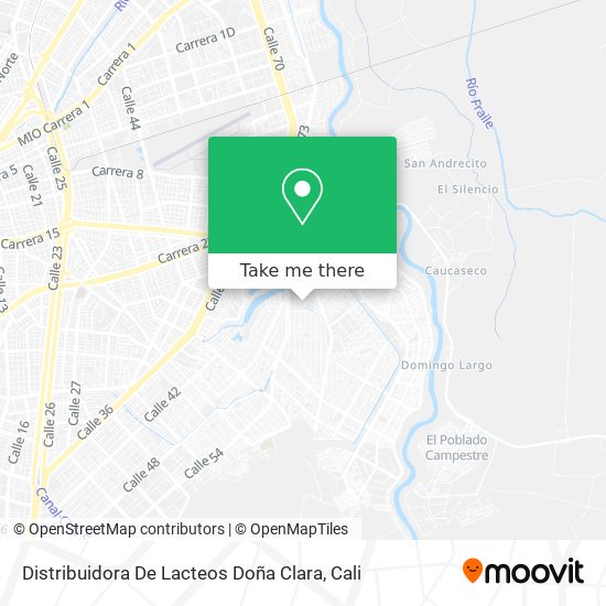 Distribuidora De Lacteos Doña Clara map