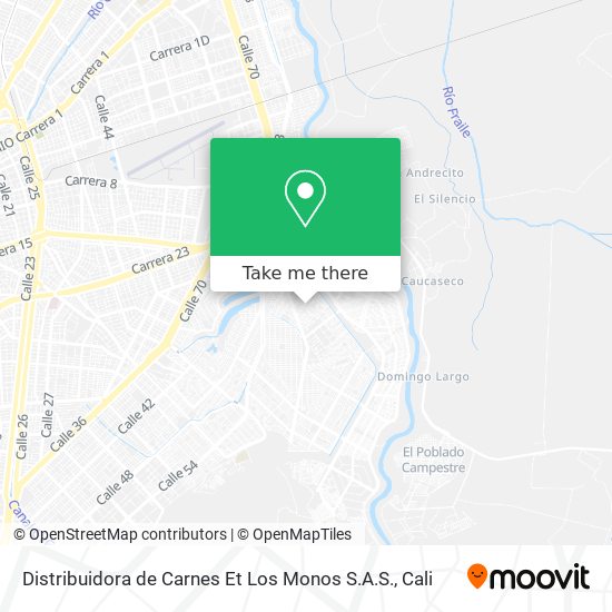 Distribuidora de Carnes Et Los Monos S.A.S. map