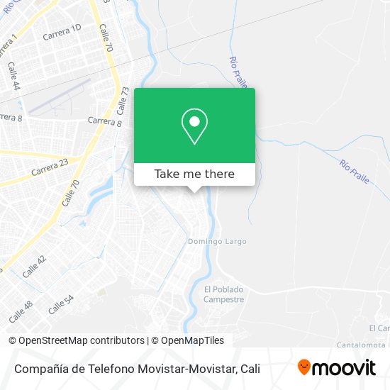Compañía de Telefono Movistar-Movistar map
