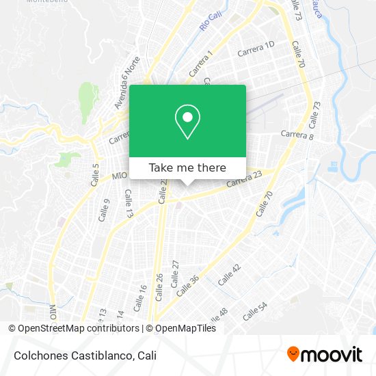 Mapa de Colchones Castiblanco