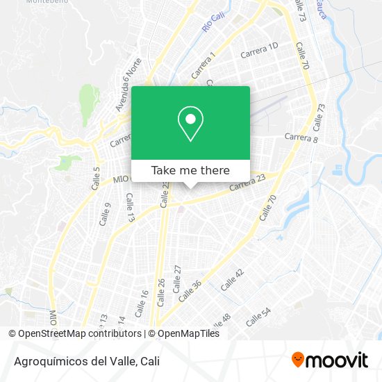 Mapa de Agroquímicos del Valle