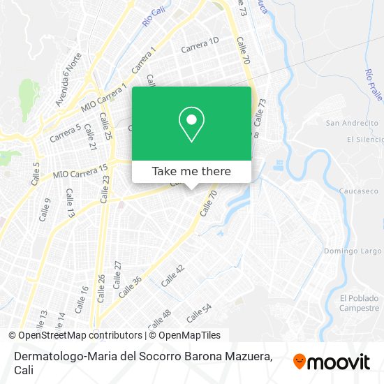 Dermatologo-Maria del Socorro Barona Mazuera map