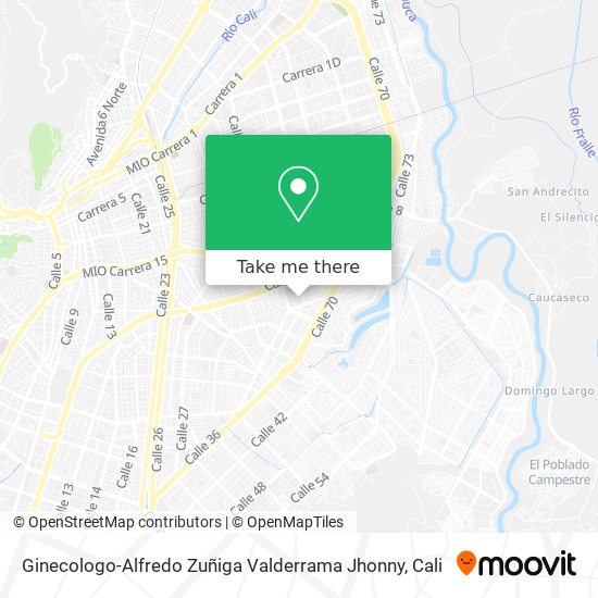 Mapa de Ginecologo-Alfredo Zuñiga Valderrama Jhonny