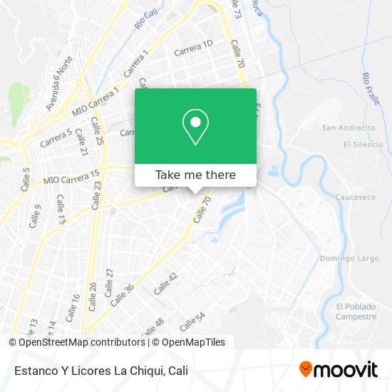 Mapa de Estanco Y Licores La Chiqui