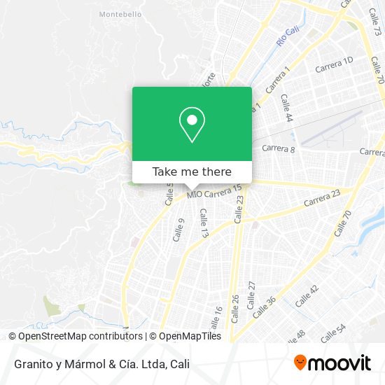Granito y Mármol & Cía. Ltda map