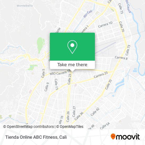 Mapa de Tienda Online ABC Fitness