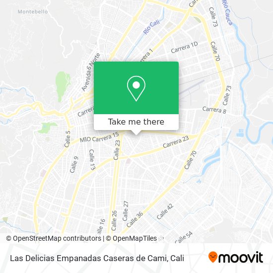 Las Delicias Empanadas Caseras de Cami map