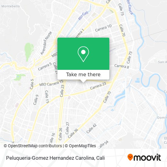 Peluqueria-Gomez Hernandez Carolina map