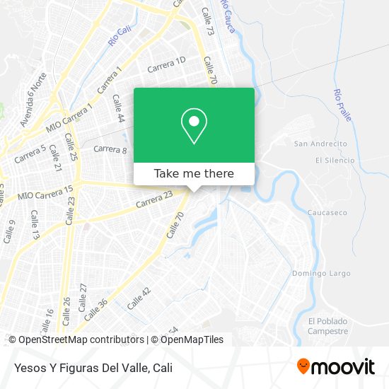 Yesos Y Figuras Del Valle map