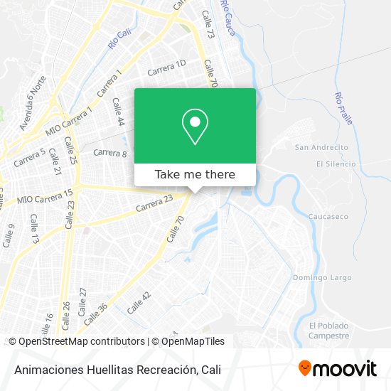 Mapa de Animaciones Huellitas Recreación