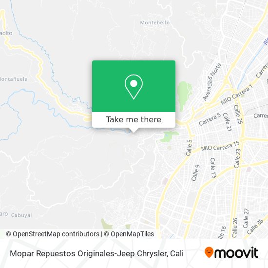 Mapa de Mopar Repuestos Originales-Jeep Chrysler