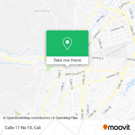 Mapa de Calle 11 No 10