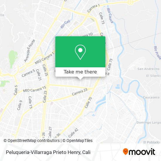 Mapa de Peluqueria-Villarraga Prieto Henry